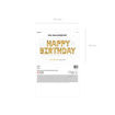 Picture of FOIL BALLOON HAPPY BIRTHDAY GOLD 340 X 35CM